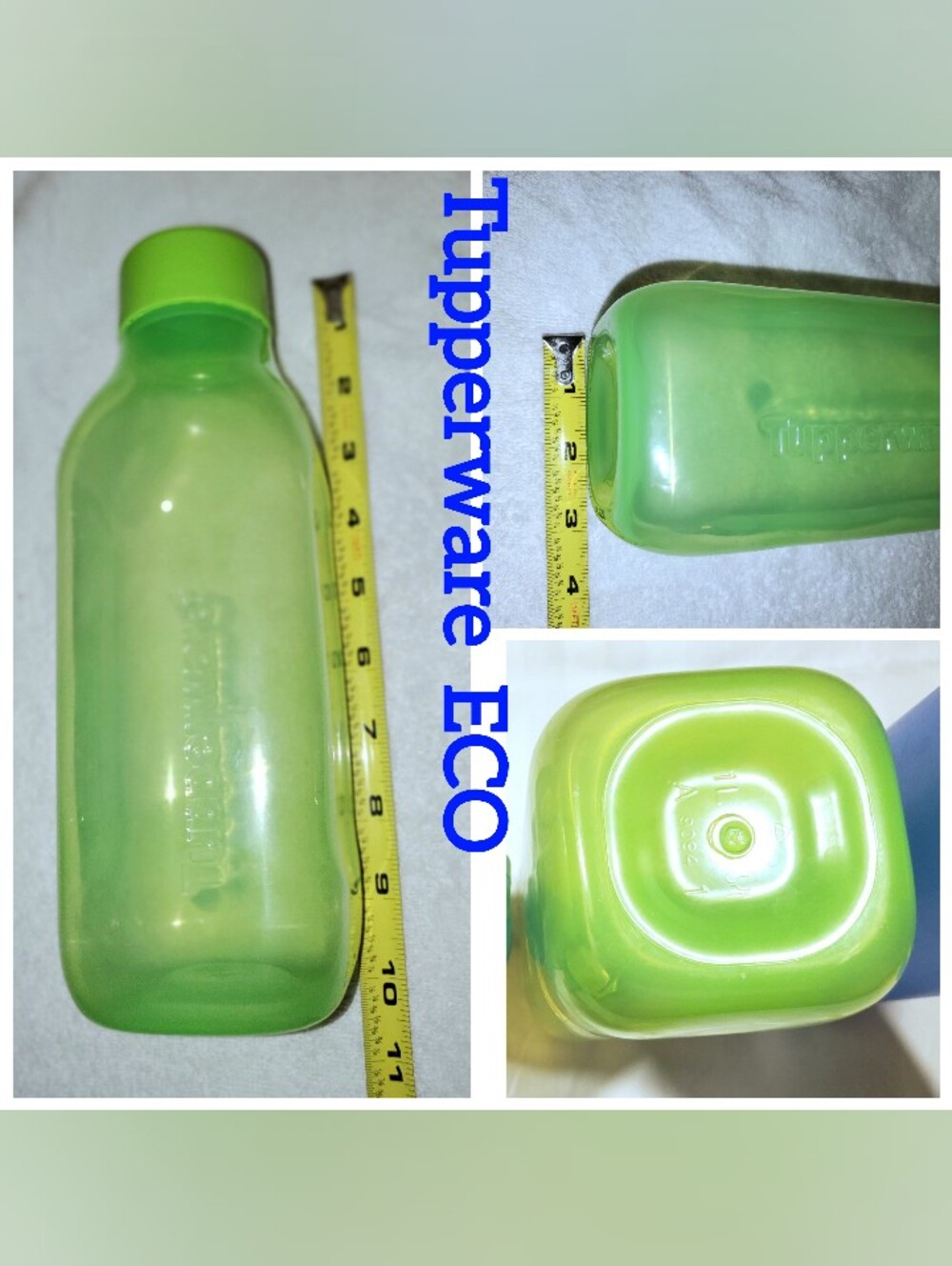 Tupperware Eco bottle Green 1 liter - Picture 1 of 2